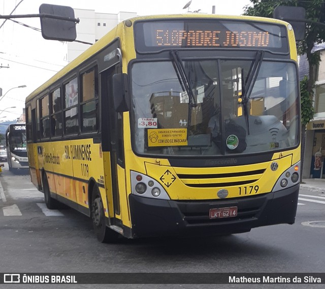 Viação Sul Fluminense 1179 na cidade de Volta Redonda, Rio de Janeiro, Brasil, por Matheus Martins da Silva. ID da foto: 8150913.