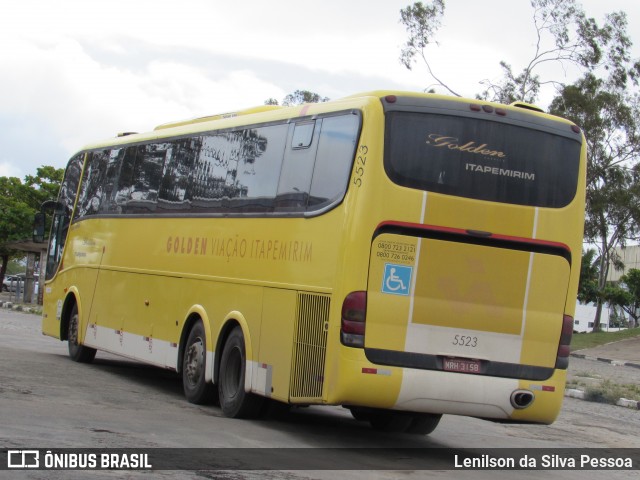 Viação Itapemirim 5523 na cidade de Caruaru, Pernambuco, Brasil, por Lenilson da Silva Pessoa. ID da foto: 8152335.