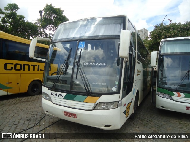 Empresa Gontijo de Transportes 12475 na cidade de Belo Horizonte, Minas Gerais, Brasil, por Paulo Alexandre da Silva. ID da foto: 8151385.