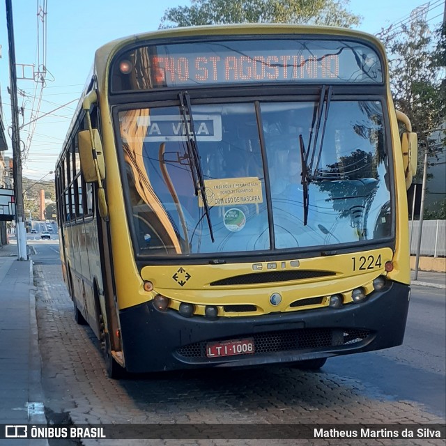 Viação Sul Fluminense 1224 na cidade de Volta Redonda, Rio de Janeiro, Brasil, por Matheus Martins da Silva. Número da foto: #8073071.