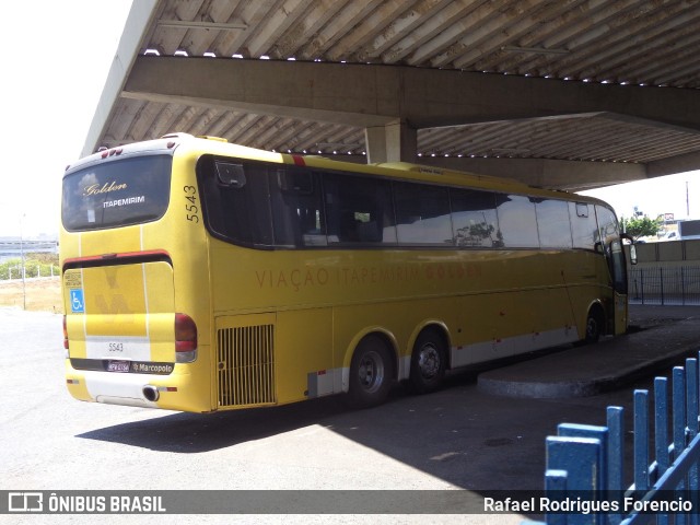 Viação Itapemirim 5543 na cidade de Aracaju, Sergipe, Brasil, por Rafael Rodrigues Forencio. Número da foto: #8072798.