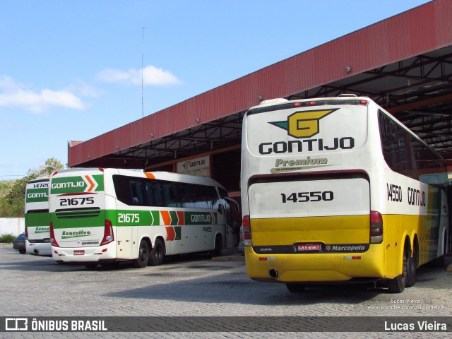 Empresa Gontijo de Transportes 21675 na cidade de Itaobim, Minas Gerais, Brasil, por Lucas Vieira. Número da foto: #8073664.