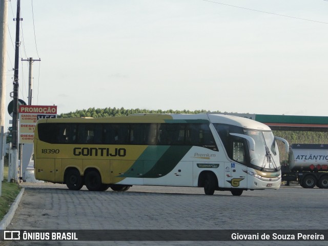 Empresa Gontijo de Transportes 18390 na cidade de São Mateus, Espírito Santo, Brasil, por Giovani de Souza Pereira. ID da foto: 8073015.