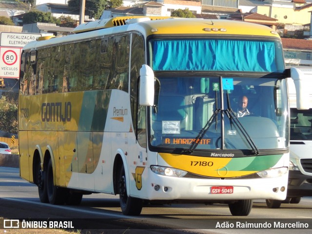 Empresa Gontijo de Transportes 17180 na cidade de Belo Horizonte, Minas Gerais, Brasil, por Adão Raimundo Marcelino. ID da foto: 8075655.