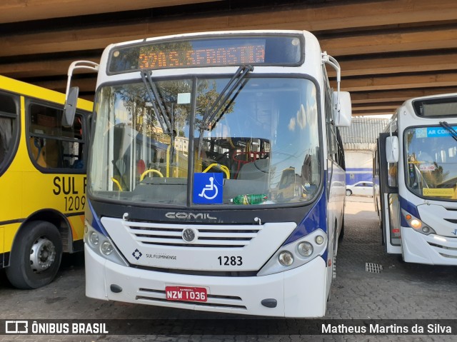 Viação Sul Fluminense 1283 na cidade de Volta Redonda, Rio de Janeiro, Brasil, por Matheus Martins da Silva. ID da foto: 8073097.