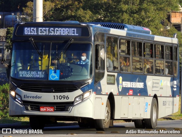 Auto Omnibus Floramar 11096 na cidade de Belo Horizonte, Minas Gerais, Brasil, por Adão Raimundo Marcelino. ID da foto: 8075641.