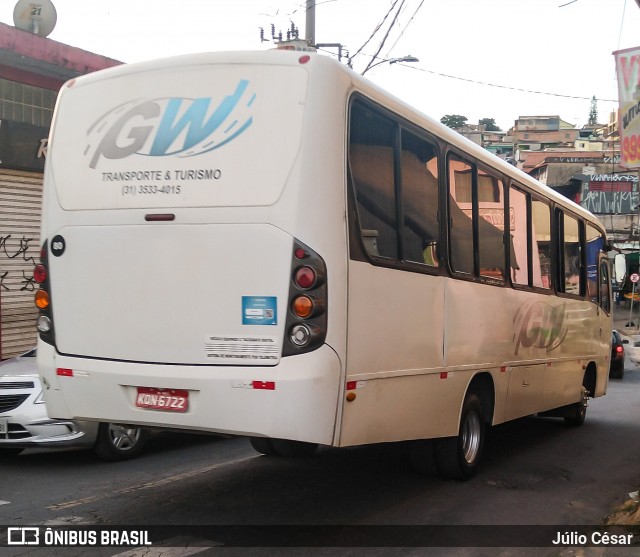 GW Transportes e Turismo 80 na cidade de Belo Horizonte, Minas Gerais, Brasil, por Júlio César. Número da foto: #8074536.