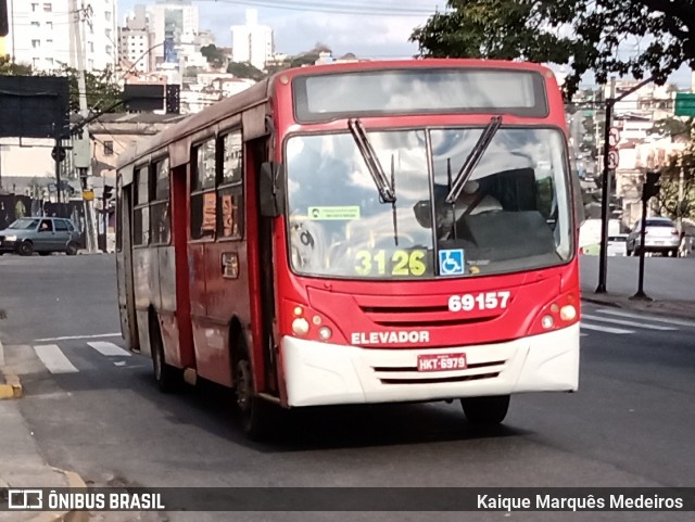 Viação Santa Edwiges 69157 na cidade de Belo Horizonte, Minas Gerais, Brasil, por Kaique Marquês Medeiros . Número da foto: #8073684.