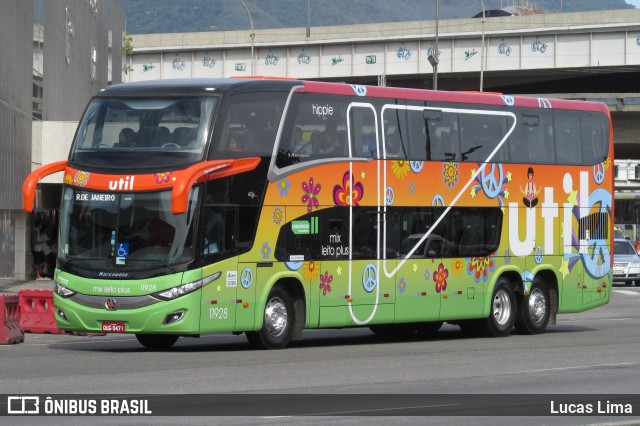 UTIL - União Transporte Interestadual de Luxo 11928 na cidade de Rio de Janeiro, Rio de Janeiro, Brasil, por Lucas Lima. ID da foto: 8074616.