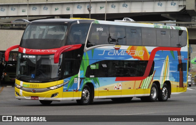 Viação Sampaio 11881 na cidade de Rio de Janeiro, Rio de Janeiro, Brasil, por Lucas Lima. Número da foto: #8074642.