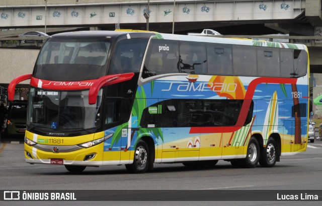 Viação Sampaio 11881 na cidade de Rio de Janeiro, Rio de Janeiro, Brasil, por Lucas Lima. ID da foto: 8074642.