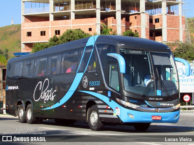 Empresa de Ônibus Nossa Senhora da Penha 53002 na cidade de Aparecida, São Paulo, Brasil, por Lucas Vieira. ID da foto: 8073722.