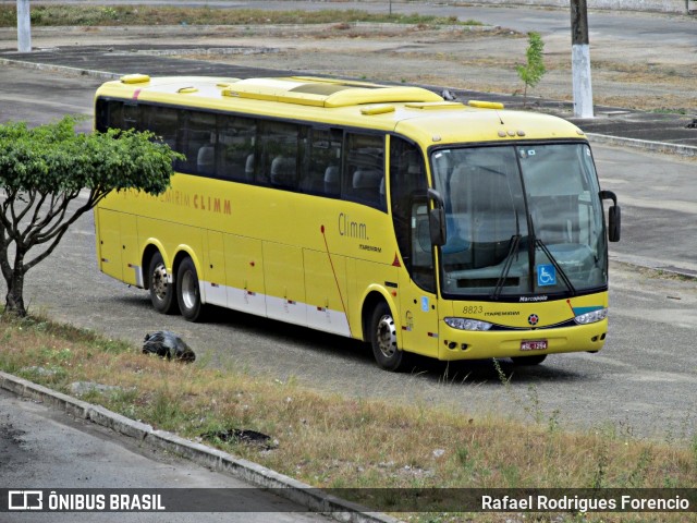 Viação Itapemirim 8823 na cidade de Aracaju, Sergipe, Brasil, por Rafael Rodrigues Forencio. ID da foto: 8072802.