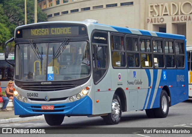 Viação Cidade de Caieiras 00492 na cidade de São Paulo, São Paulo, Brasil, por Yuri Ferreira Marinho. Número da foto: #8078170.