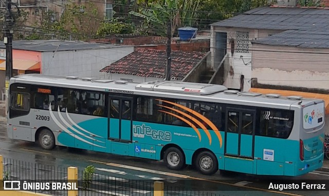 OT Trans - Ótima Salvador Transportes 22003 na cidade de Salvador, Bahia, Brasil, por Augusto Ferraz. Número da foto: #8076125.