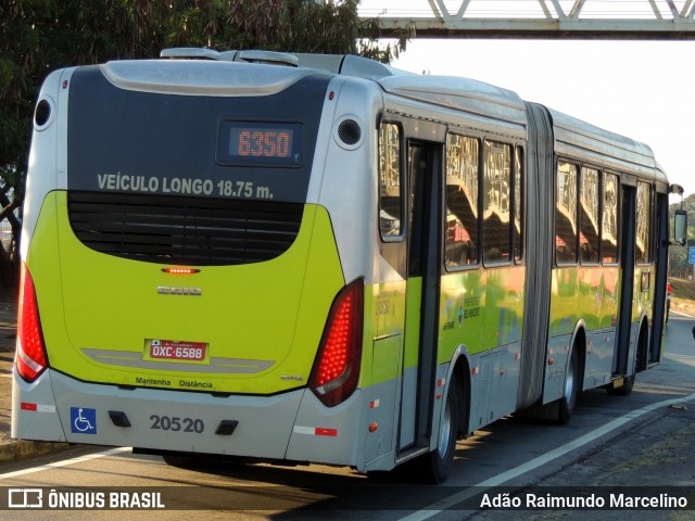 Viação Progresso 20520 na cidade de Belo Horizonte, Minas Gerais, Brasil, por Adão Raimundo Marcelino. ID da foto: 8078157.