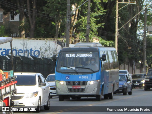 Cooper Líder > A2 Transportes 6 8858 na cidade de São Paulo, São Paulo, Brasil, por Francisco Mauricio Freire. ID da foto: 8078093.