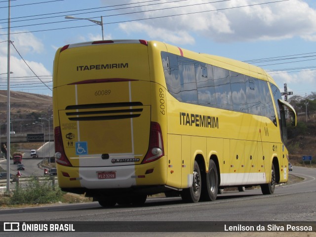 Viação Itapemirim 60089 na cidade de Caruaru, Pernambuco, Brasil, por Lenilson da Silva Pessoa. Número da foto: #8077851.