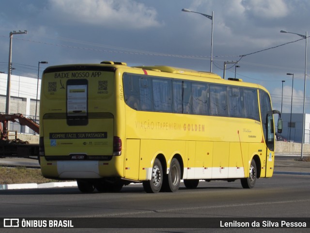 Viação Itapemirim 5867 na cidade de Caruaru, Pernambuco, Brasil, por Lenilson da Silva Pessoa. Número da foto: #8077487.