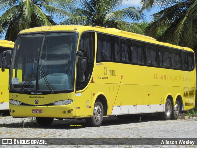Viação Itapemirim 8709 na cidade de Fortaleza, Ceará, Brasil, por Alisson Wesley. Número da foto: #8080039.