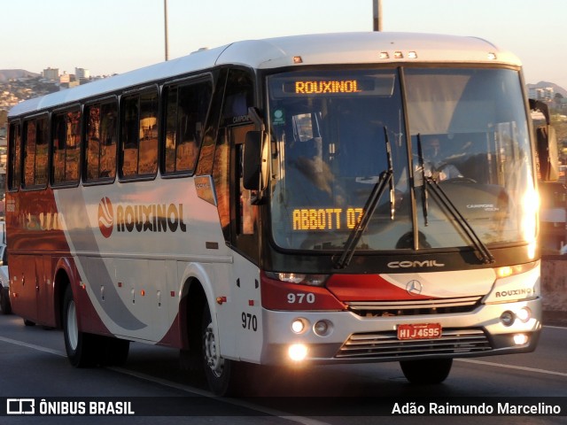 Rouxinol 970 na cidade de Belo Horizonte, Minas Gerais, Brasil, por Adão Raimundo Marcelino. ID da foto: 8081263.