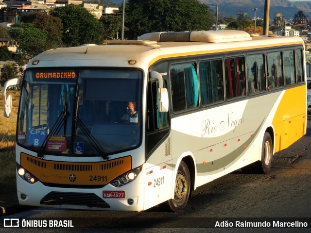 Rio Negro Fretamento e Turismo 24911 na cidade de Belo Horizonte, Minas Gerais, Brasil, por Adão Raimundo Marcelino. ID da foto: 8080950.