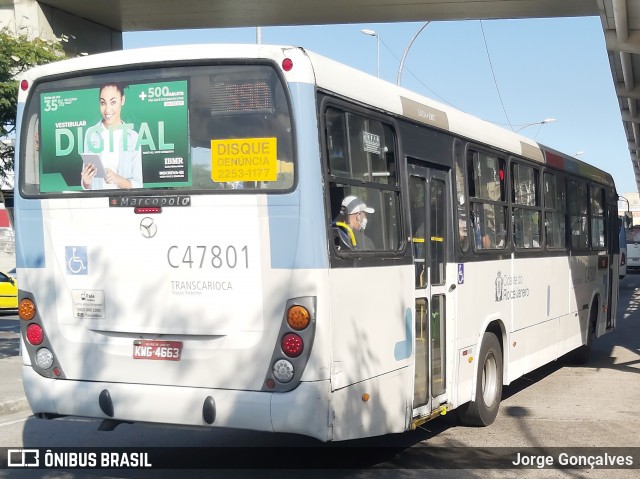 Viação Redentor C47801 na cidade de Rio de Janeiro, Rio de Janeiro, Brasil, por Jorge Gonçalves. ID da foto: 8079642.