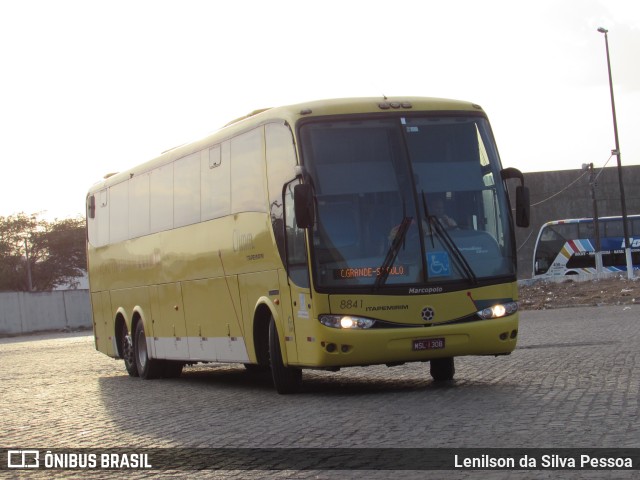 Viação Itapemirim 8841 na cidade de Caruaru, Pernambuco, Brasil, por Lenilson da Silva Pessoa. ID da foto: 8084162.