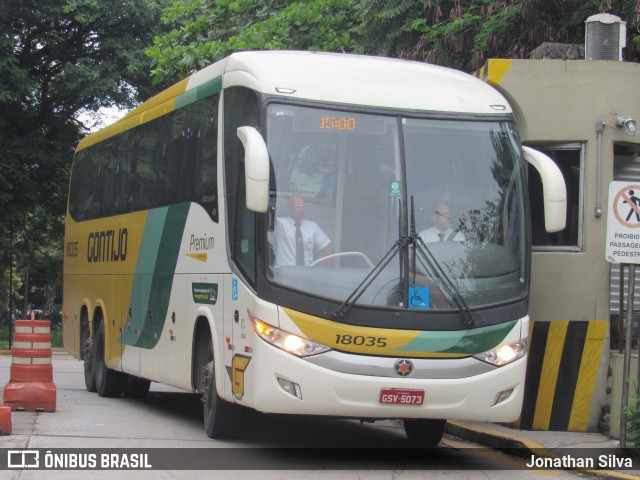 Empresa Gontijo de Transportes 18035 na cidade de São Paulo, São Paulo, Brasil, por Jonathan Silva. Número da foto: #8082157.