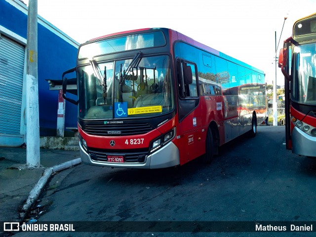 Express Transportes Urbanos Ltda 4 8237 na cidade de São Paulo, São Paulo, Brasil, por Matheus  Daniel. Número da foto: #8082056.
