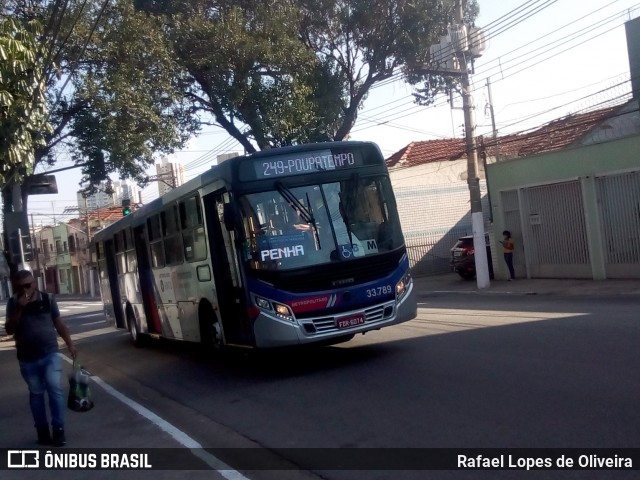 Guarulhos Transportes 33.789 na cidade de São Paulo, São Paulo, Brasil, por Rafael Lopes de Oliveira. Número da foto: #8081964.