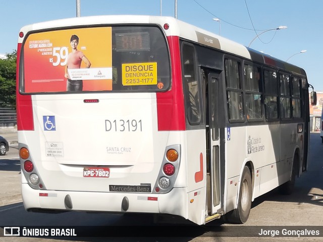 Transportes Barra D13191 na cidade de Rio de Janeiro, Rio de Janeiro, Brasil, por Jorge Gonçalves. ID da foto: 8082268.