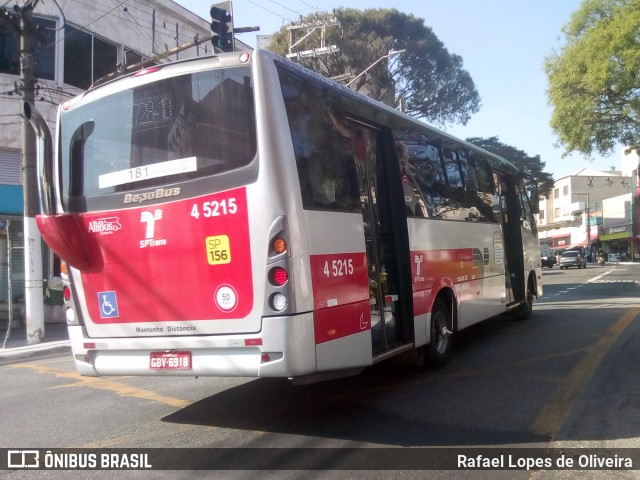 Allibus Transportes 4 5215 na cidade de São Paulo, São Paulo, Brasil, por Rafael Lopes de Oliveira. Número da foto: #8082293.