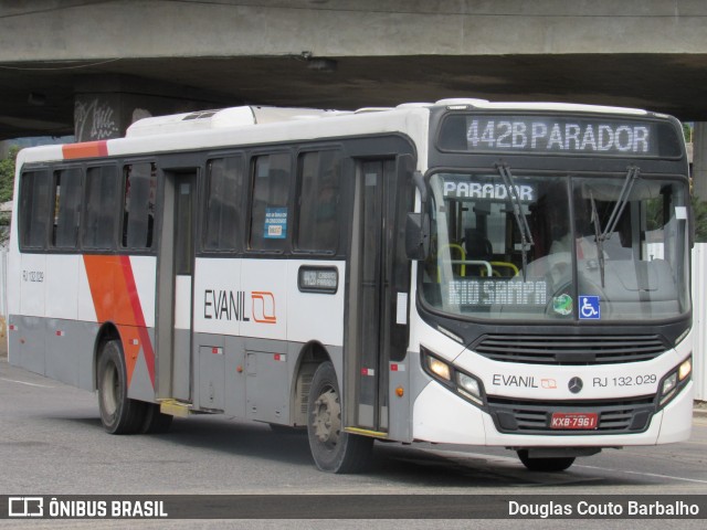 Evanil Transportes e Turismo RJ 132.029 na cidade de Rio de Janeiro, Rio de Janeiro, Brasil, por Douglas Couto Barbalho. Número da foto: #8084284.