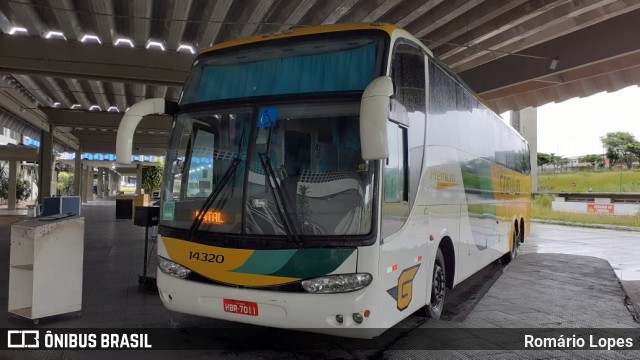Empresa Gontijo de Transportes 14320 na cidade de Natal, Rio Grande do Norte, Brasil, por Romário Lopes. Número da foto: #8083721.
