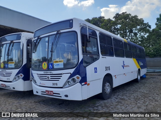 Viação Pinheiral 3018 na cidade de Volta Redonda, Rio de Janeiro, Brasil, por Matheus Martins da Silva. Número da foto: #8081951.