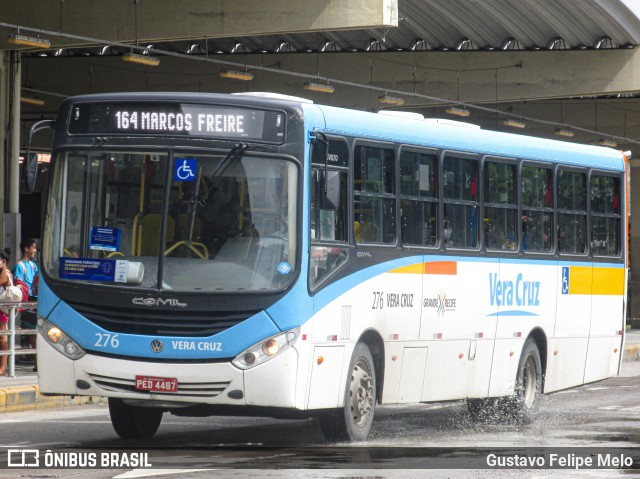 Expresso Vera Cruz 276 na cidade de Jaboatão dos Guararapes, Pernambuco, Brasil, por Gustavo Felipe Melo. Número da foto: #8082094.