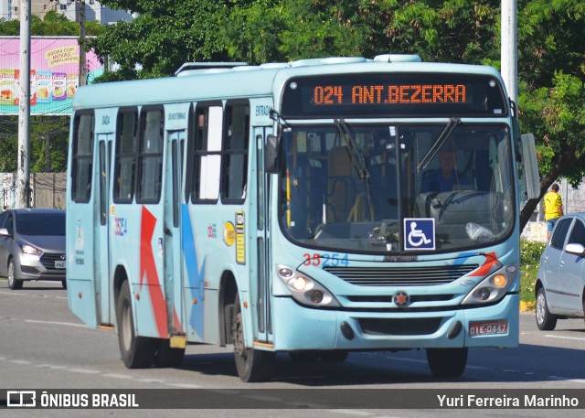 Rota Sol > Vega Transporte Urbano 35254 na cidade de Fortaleza, Ceará, Brasil, por Yuri Ferreira Marinho. Número da foto: #8082351.