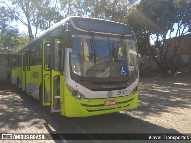 SM Transportes 20614 na cidade de Belo Horizonte, Minas Gerais, Brasil, por Viavel Transportes. ID da foto: 8081755.