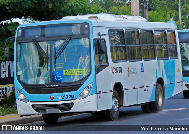 Vega Manaus Transporte 1021020 na cidade de Belém, Pará, Brasil, por Yuri Ferreira Marinho. ID da foto: 8082270.