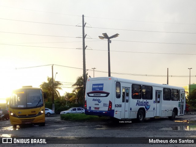 Viação Atalaia Transportes 6368 na cidade de Aracaju, Sergipe, Brasil, por Matheus dos Santos. Número da foto: #8082162.
