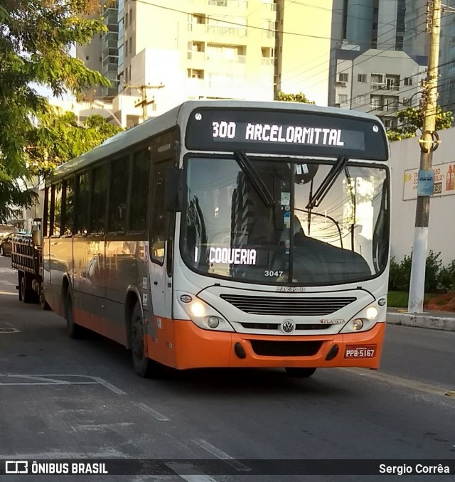 Planeta Fretamento 3047 na cidade de Vila Velha, Espírito Santo, Brasil, por Sergio Corrêa. ID da foto: 8082001.