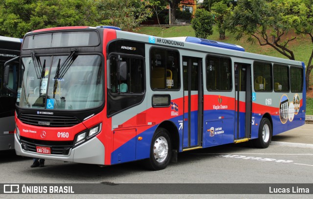 Viação Osasco 0160 na cidade de São Paulo, São Paulo, Brasil, por Lucas Lima. ID da foto: 8088131.