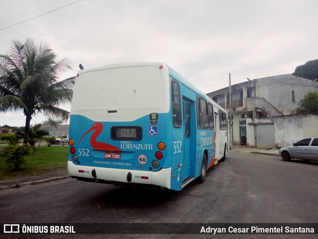 Expresso Lorenzutti 552 na cidade de Guarapari, Espírito Santo, Brasil, por Adryan Cesar Pimentel Santana. Número da foto: #8088642.