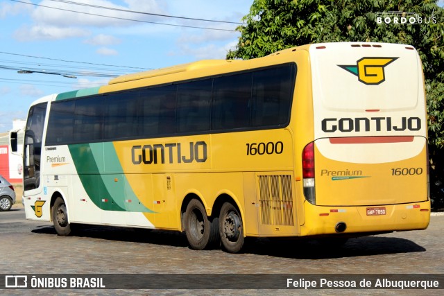 Empresa Gontijo de Transportes 16000 na cidade de Vitória da Conquista, Bahia, Brasil, por Felipe Pessoa de Albuquerque. ID da foto: 8088775.