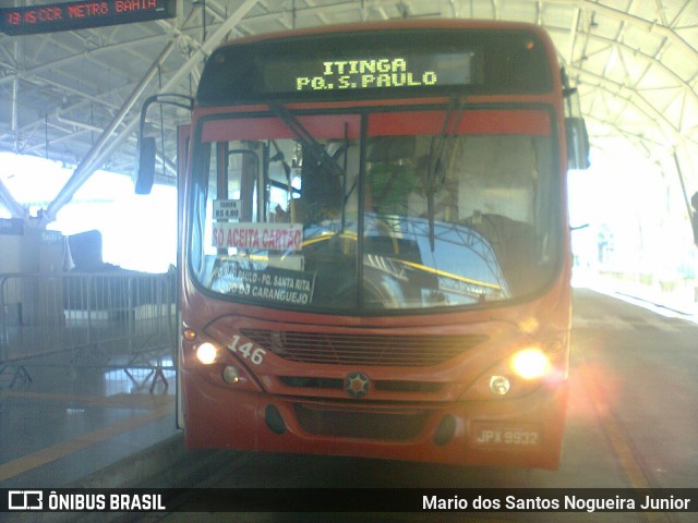 BTM - Bahia Transportes Metropolitanos 146 na cidade de Lauro de Freitas, Bahia, Brasil, por Mario dos Santos Nogueira Junior. Número da foto: #8087414.