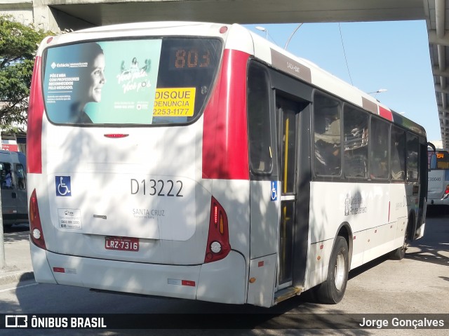 Transportes Barra D13222 na cidade de Rio de Janeiro, Rio de Janeiro, Brasil, por Jorge Gonçalves. ID da foto: 8087171.