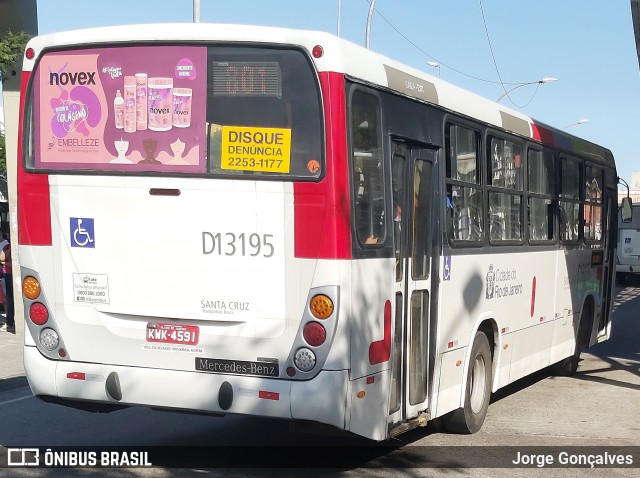 Transportes Barra D13195 na cidade de Rio de Janeiro, Rio de Janeiro, Brasil, por Jorge Gonçalves. ID da foto: 8088791.