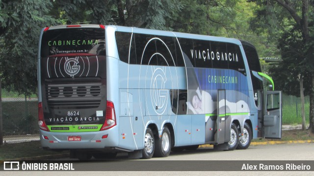 Viação Garcia 8624 na cidade de São Paulo, São Paulo, Brasil, por Alex Ramos Ribeiro. Número da foto: #8089405.
