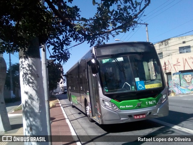 Viação Santa Brígida 1 1471 na cidade de São Paulo, São Paulo, Brasil, por Rafael Lopes de Oliveira. ID da foto: 8087878.